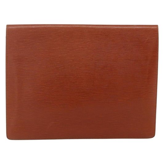 Louis Vuitton Porte-Documents Senateur Bag Epi Leather, Brown, Leather, Clutch