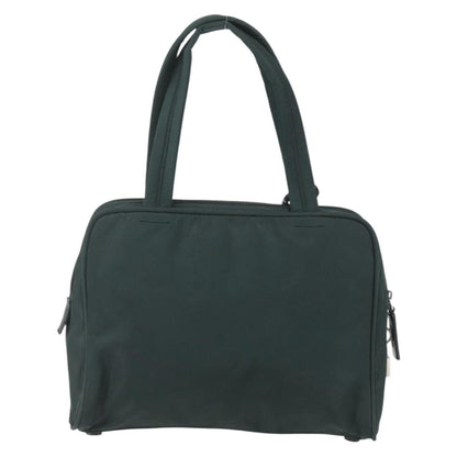 Prada Bowling Shoulder Bag Tessuto, GREEN, NYLON, Handbag