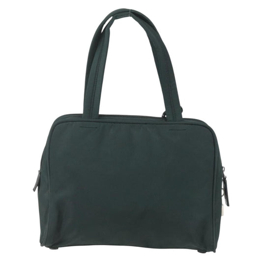 Prada Bowling Shoulder Bag Tessuto, GREEN, NYLON, Handbag