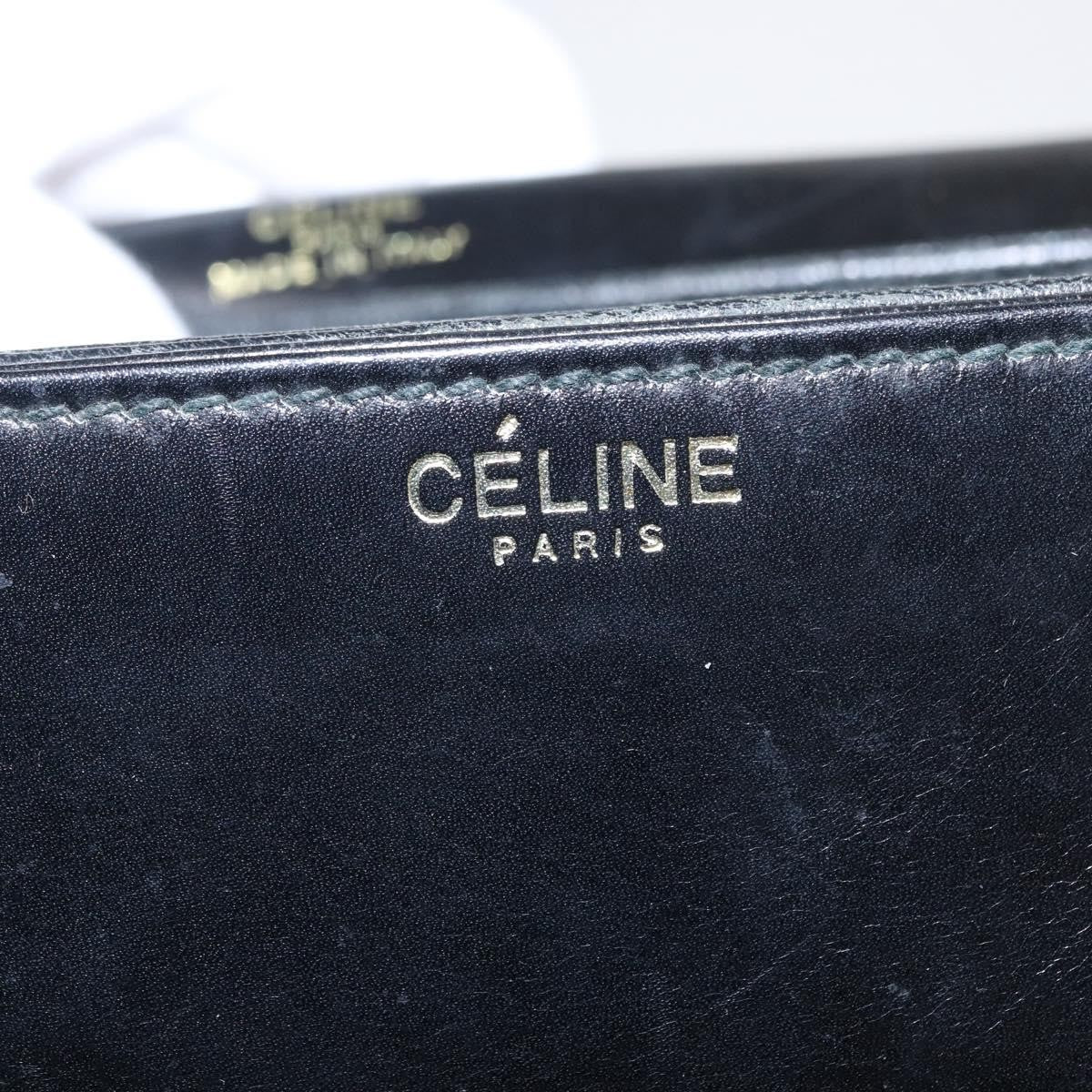 Celine Horse Carriage Shoulder bag Leather, BLACK, LEATHER, Shoulder bag