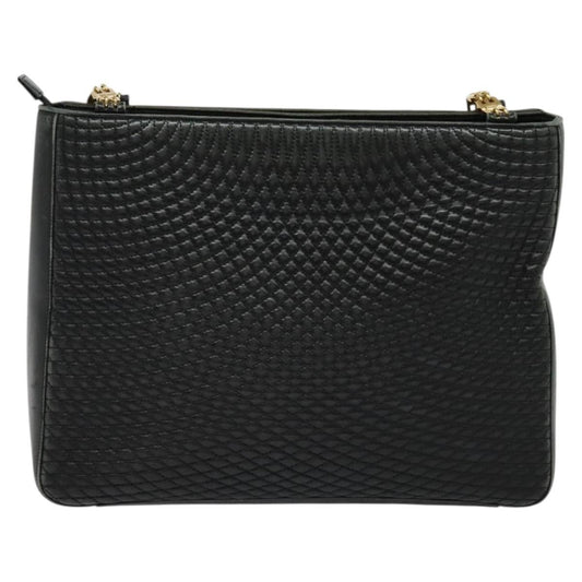 Bally Vintage Shoulder Bag Quilted leather, BLACK, LEATHER, Shoulder bag