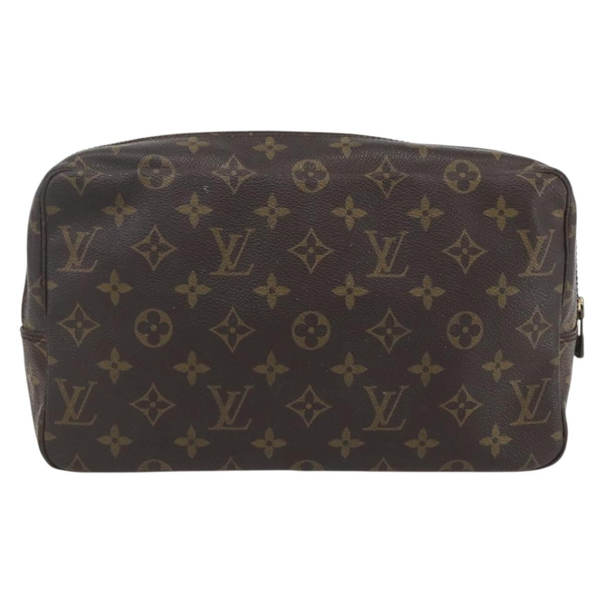 Louis Vuitton Trousse Toilette Monogram Canvas, BROWN, CANVAS, Clutche & pouche