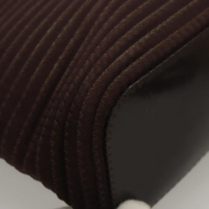 Gucci Vintage Bamboo Handle Tote Nylon, BROWN, SYNTHETIC, Tote bag