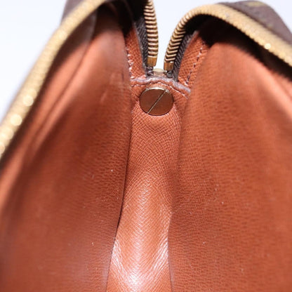 Louis Vuitton Marly Dragonne Clutch Monogram Canvas, BROWN, CANVAS, Clutche & pouche