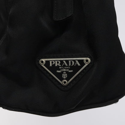 Prada Resin Handle Tote Tessuto, BLACK, NYLON, Tote bag