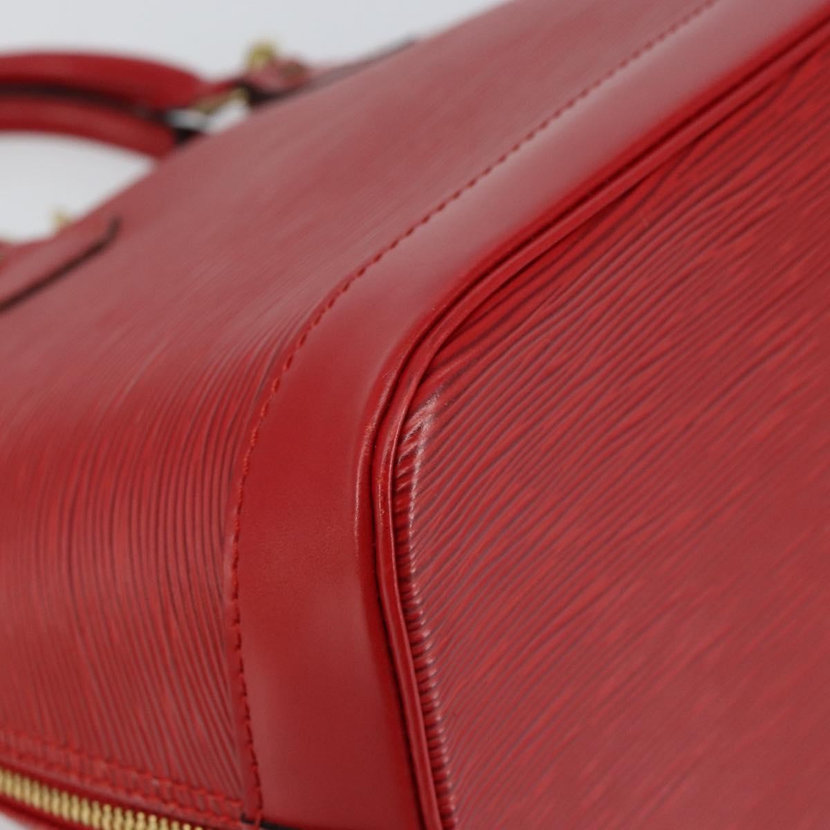 Louis Vuitton Alma Handbag Epi Leather, RED, LEATHER, Handbag