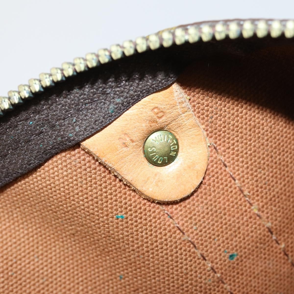 Louis Vuitton Keepall Bag Monogram Canvas, BROWN, CANVAS, Travel bag