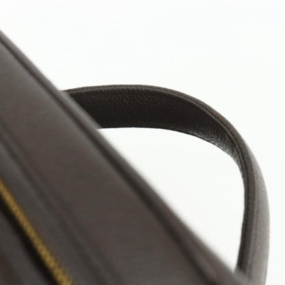 Chanel Vintage Timeless Vanity Case Caviar, BROWN, LEATHER, Handbag