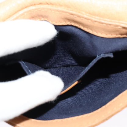 Celine Shoulder Bag Leather, BEIGE, LEATHER, Shoulder bag