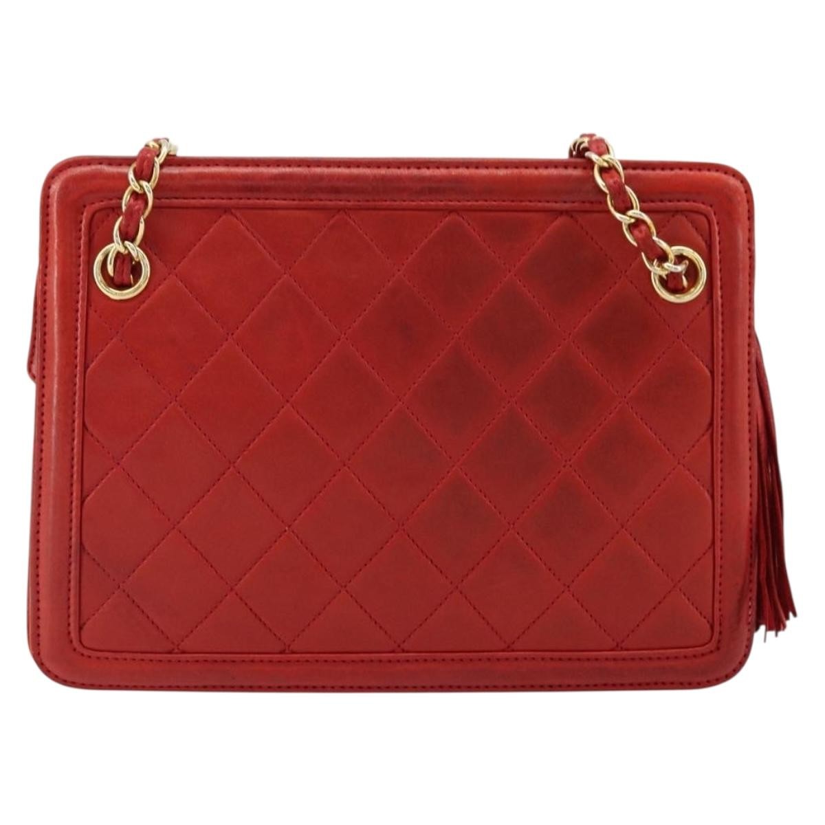 Chanel Chain Clutch Leather, Multicolour, Leather, Handbag