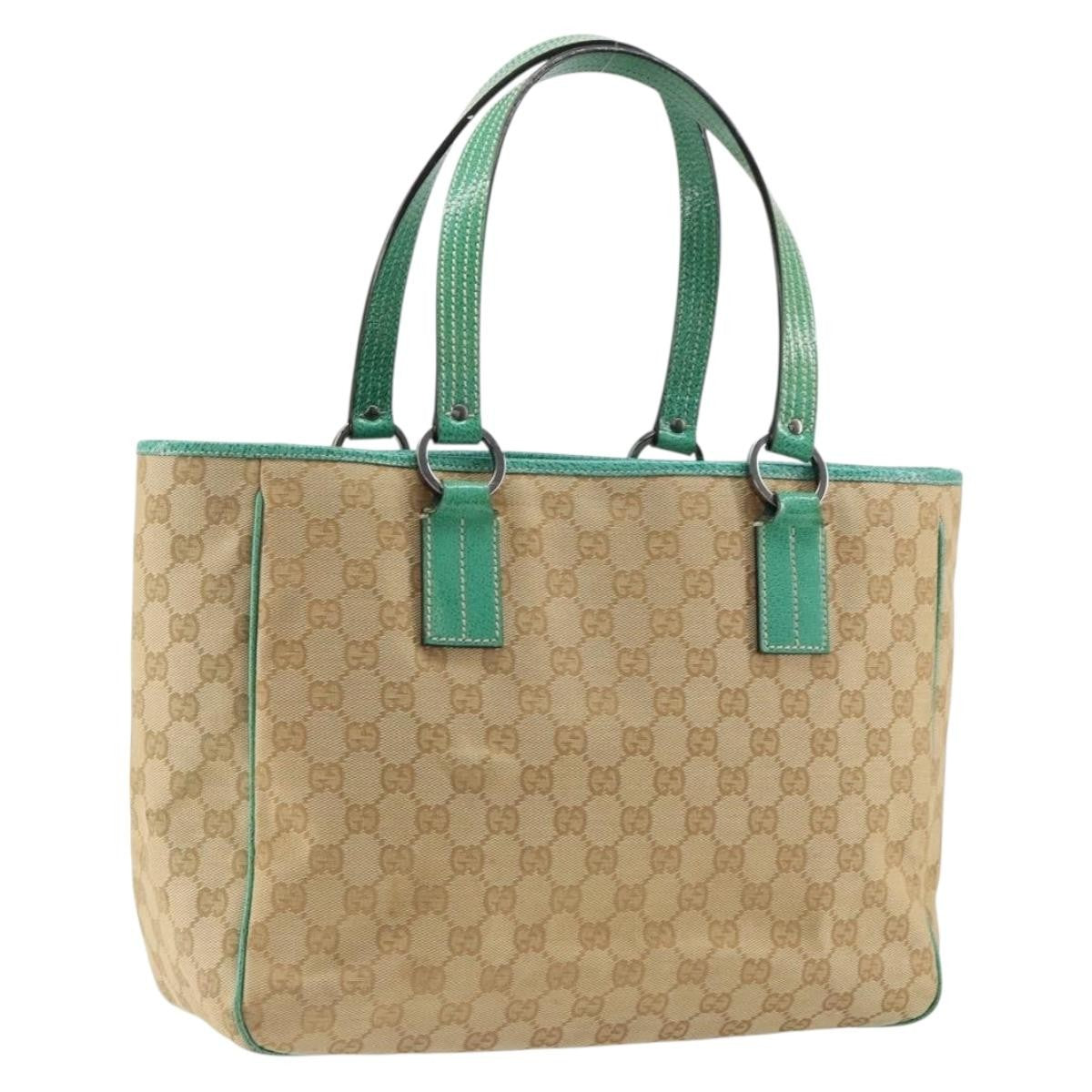 Gucci Vintage Open Tote GG Canvas, BEIGE, CANVAS, Tote bag