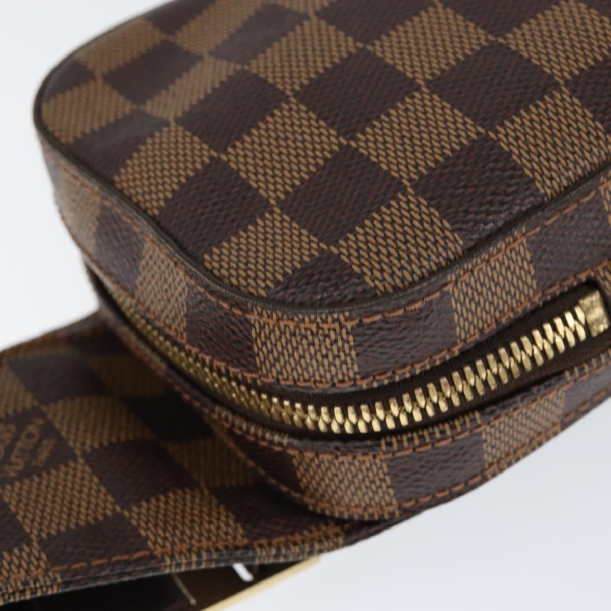 Louis Vuitton Geronimos Waist Bag Damier, BROWN, CANVAS, Shoulder bag