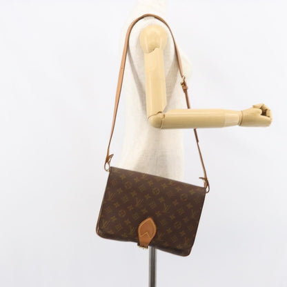 Louis Vuitton Cartouchiere Handbag Monogram Canvas, BROWN, CANVAS, Shoulder bag