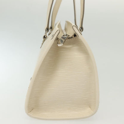Louis Vuitton Madeleine Handbag Epi Leather, WHITE, LEATHER, Handbag