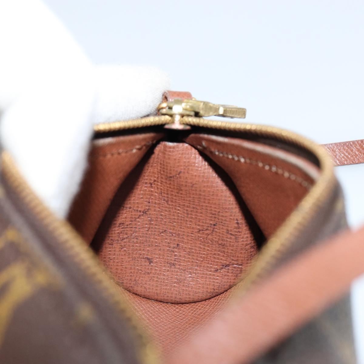 Louis Vuitton Papillon Pochette Monogram Canvas, BROWN, CANVAS, Clutche & pouche