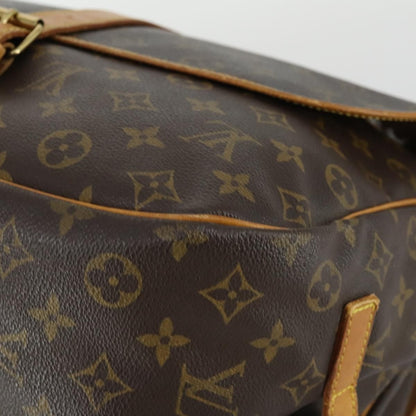 Louis Vuitton Saumur Handbag Monogram Canvas, BROWN, CANVAS, Shoulder bag