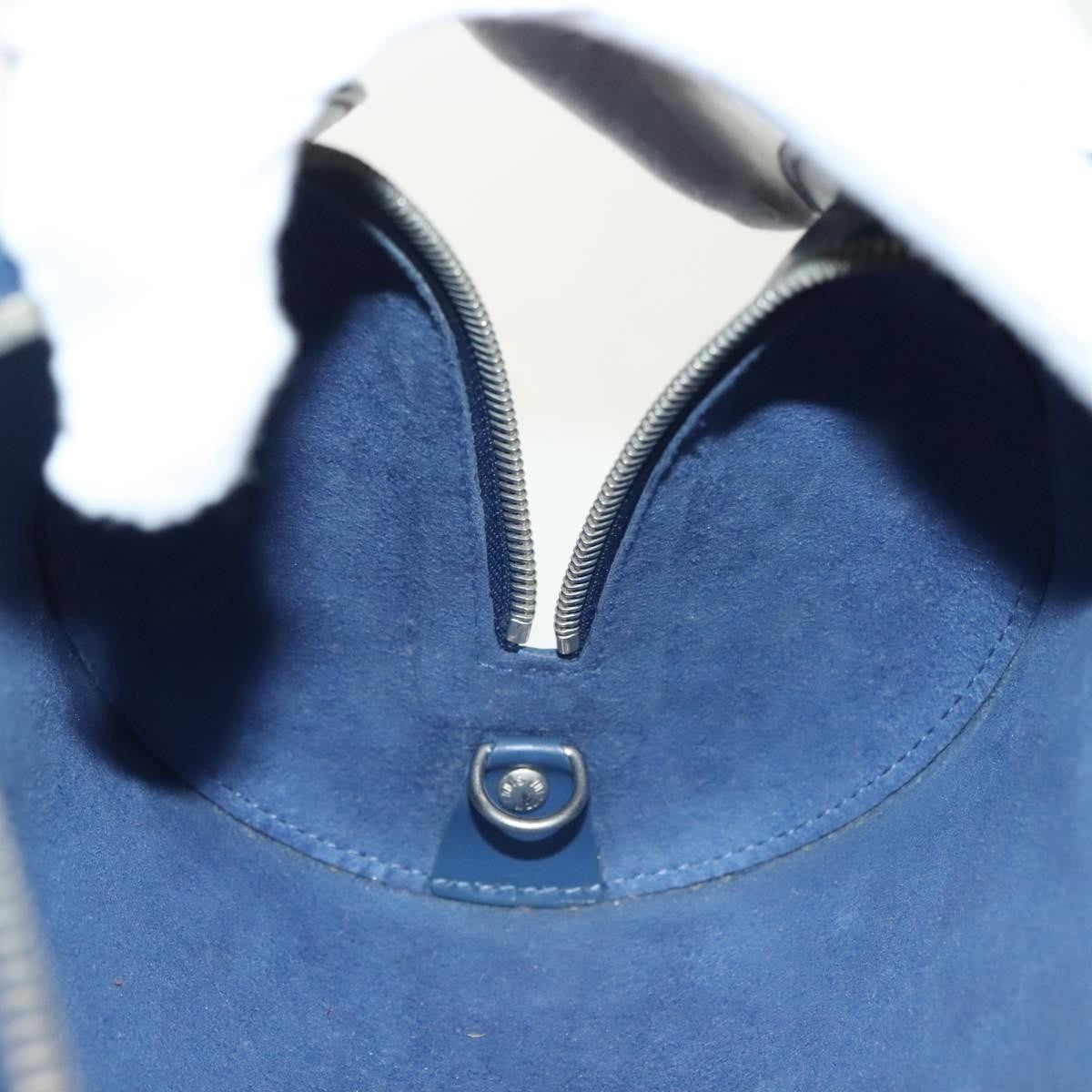 Louis Vuitton Soufflot Handbag Epi Leather, BLUE, LEATHER, Handbag