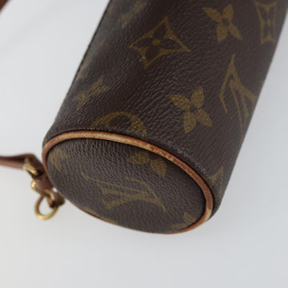 Louis Vuitton Papillon Pochette Monogram Canvas, BROWN, CANVAS, Clutche & pouche