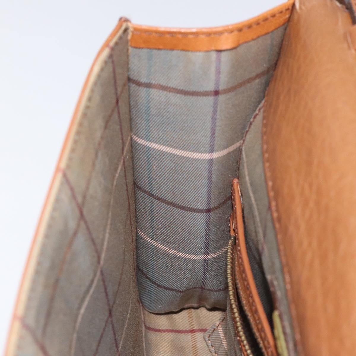 Burberry Vintage Flap Crossbody Bag Leather, BROWN, LEATHER, Shoulder bag