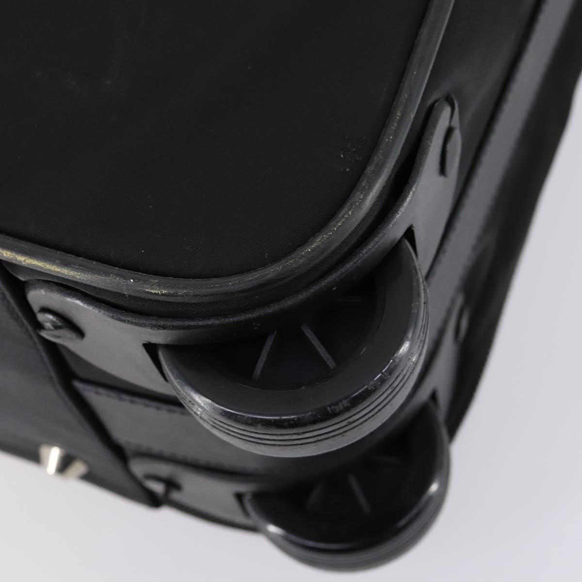 Prada Trunk Bag Nylon, BLACK, NYLON, Travel bag