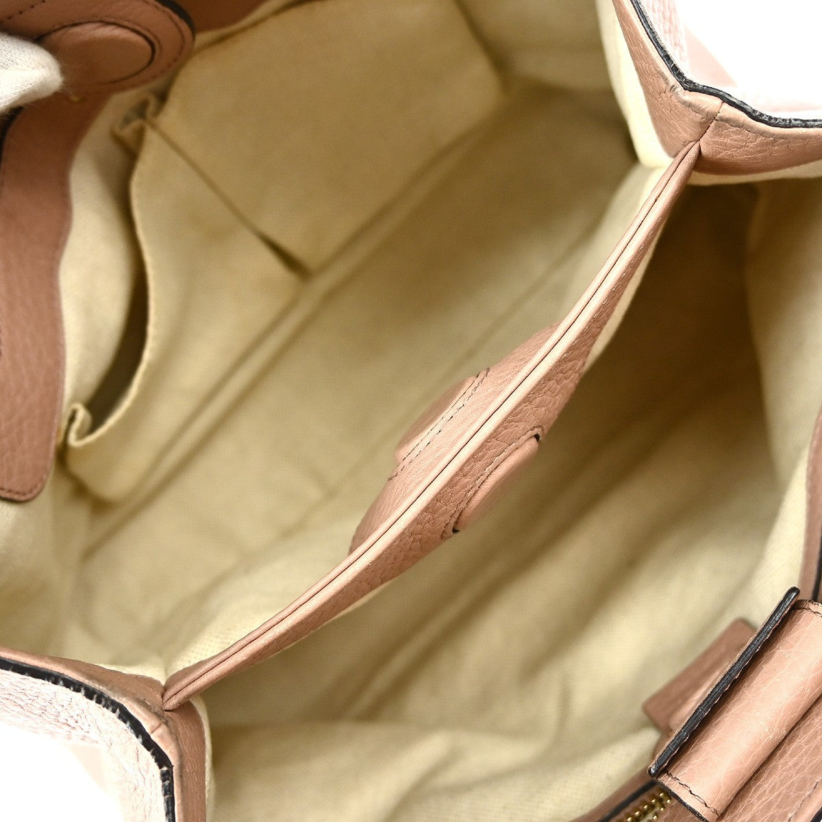 Gucci Bamboo Shopper Tote Leather, PINK, LEATHER, Handbag