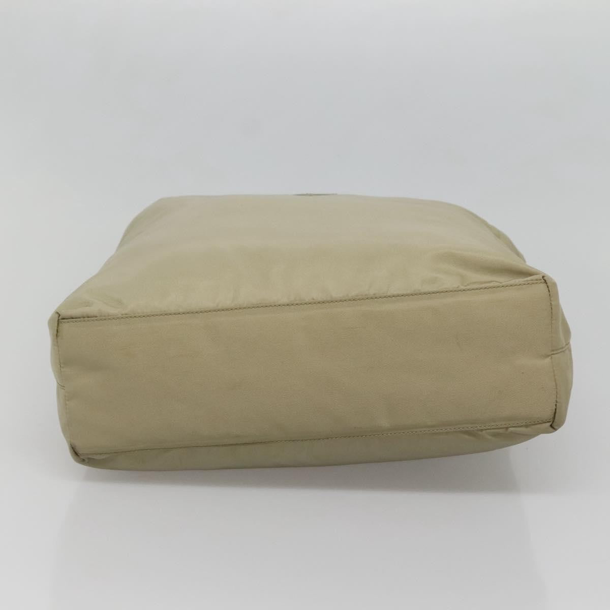 Prada Vintage Zip Tote Tessuto, BEIGE, NYLON, Tote bag