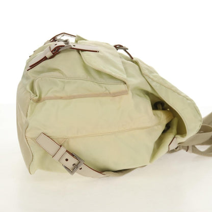 Prada Sac à dos Re-nylon nylon, BEIGE, NYLON, Backpack