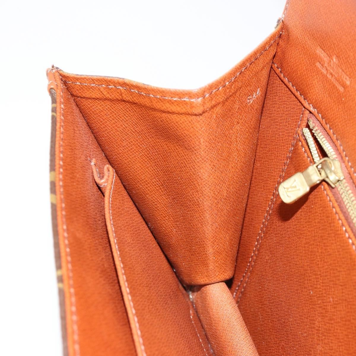 Louis Vuitton Dame Pochette Monogram Canvas, BROWN, CANVAS, Clutche & pouche