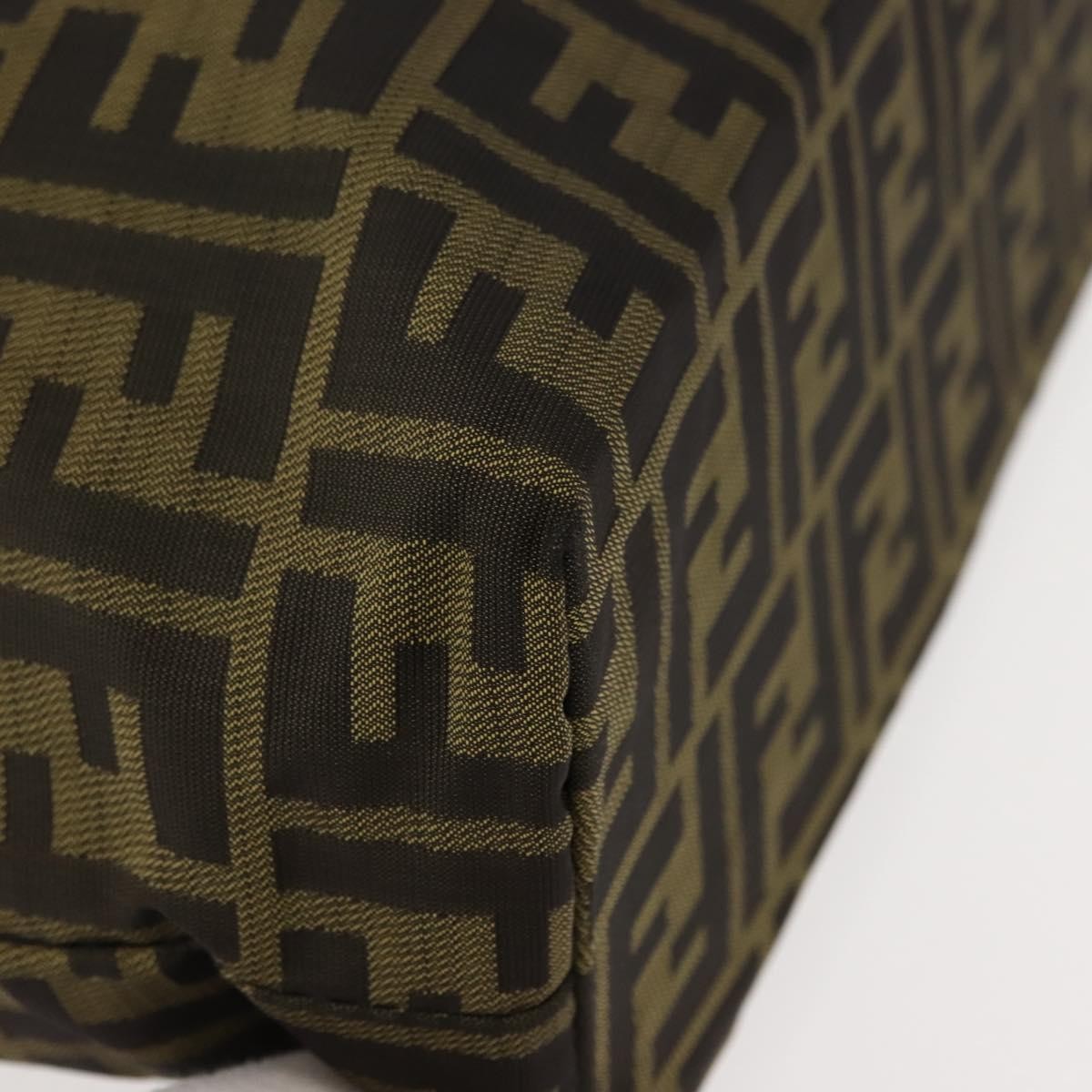 Fendi Zucca Tote bag FF motif, BROWN, CANVAS, Tote bag