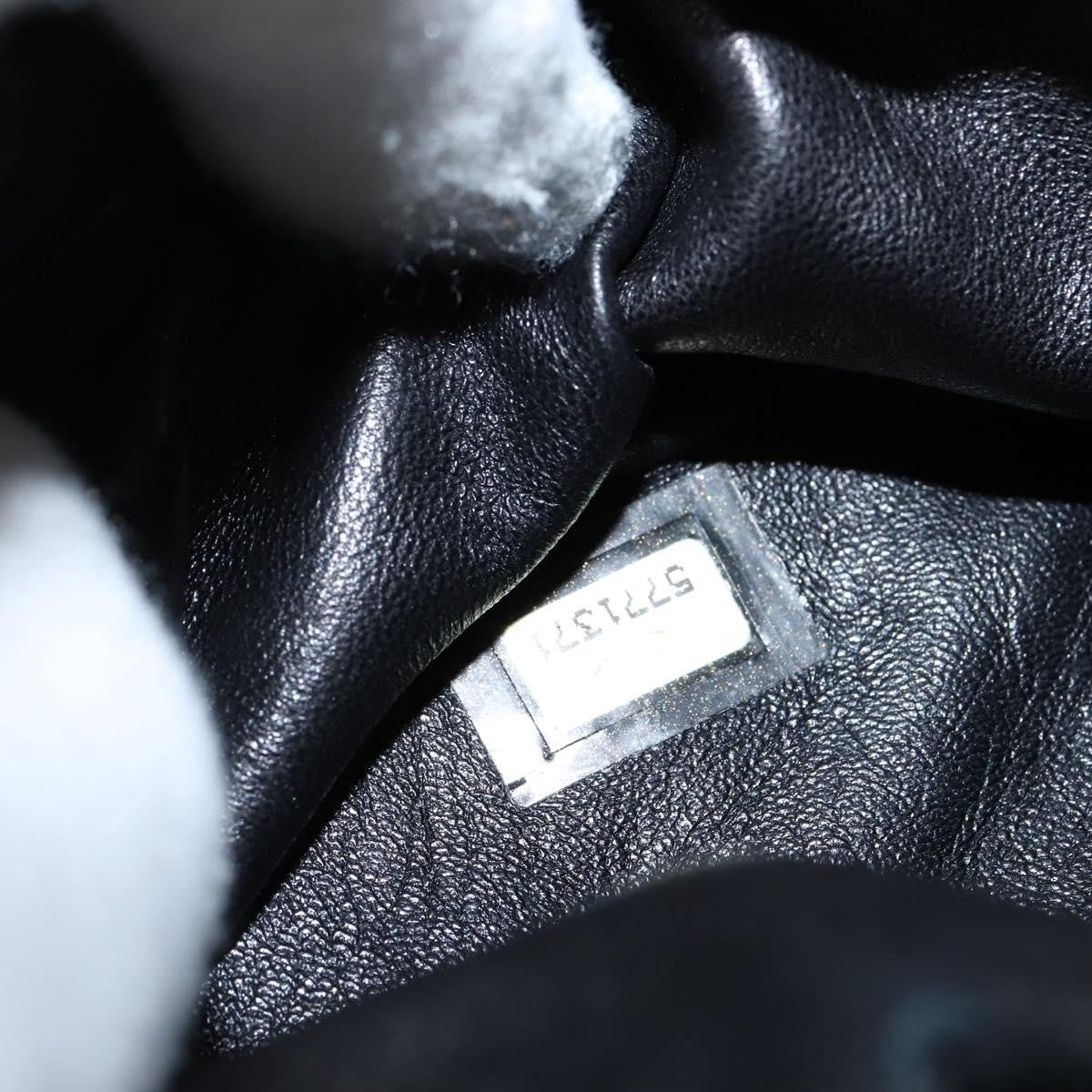 Chanel Vintage Drawstring Pouch Leather, BEIGE, LEATHER, Clutche & pouche