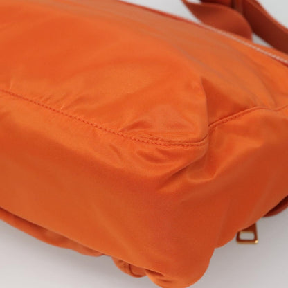 Prada Buckle Messenger Bag Tessuto, ORANGE, NYLON, Crossbody bag