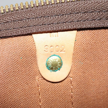 Louis Vuitton Keepall Bag Monogram Canvas, BROWN, CANVAS, Travel bag
