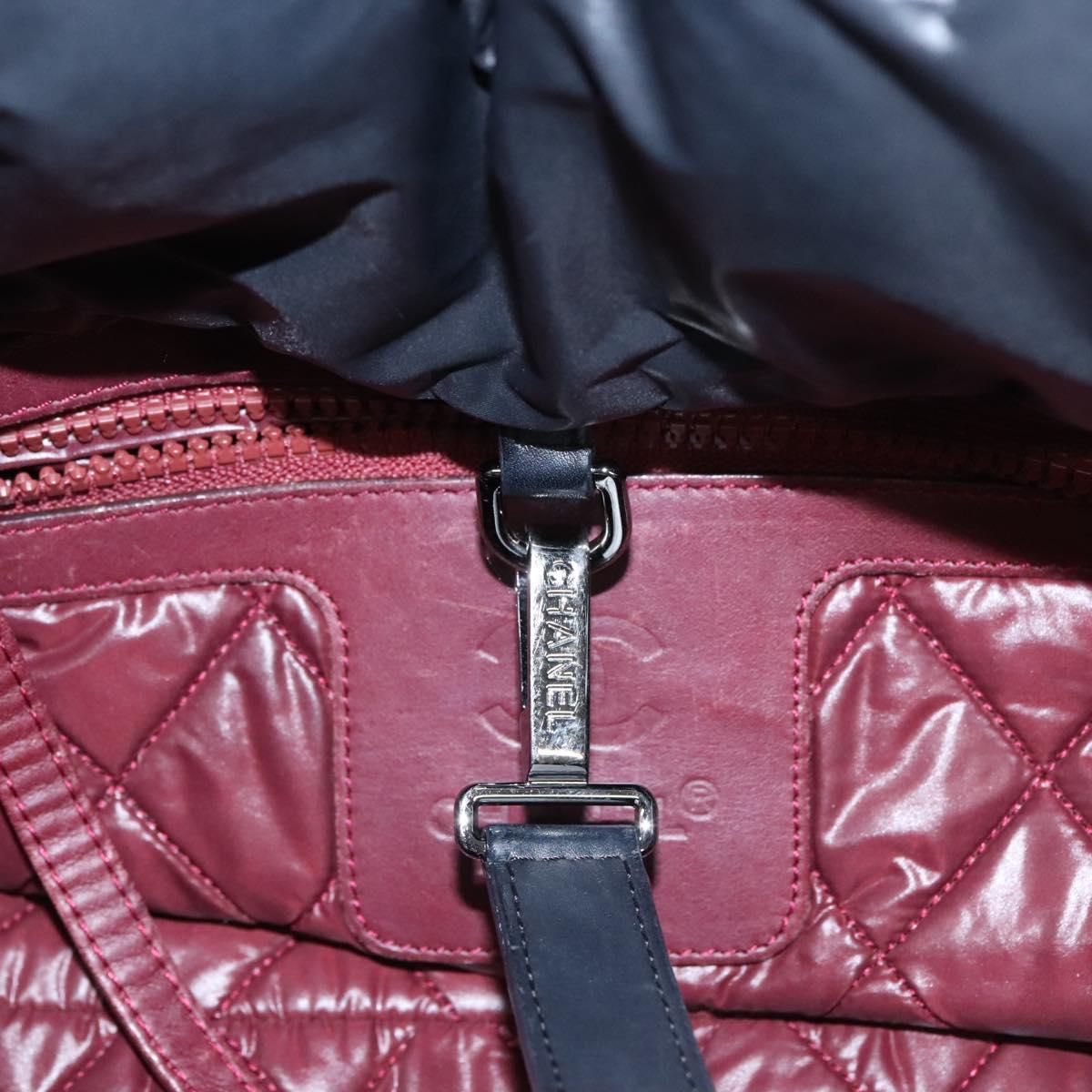 Chanel Coco Cocoon Reversible Tote Quilted Nylon, BLACK, NYLON, Tote bag