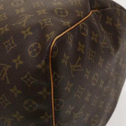 Louis Vuitton Keepall Bag Monogram Canvas, BROWN, CANVAS, Travel bag