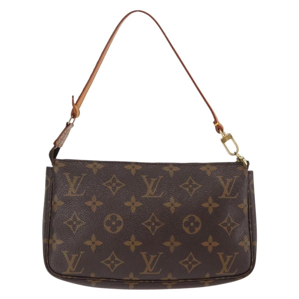 Louis Vuitton Pochette Accessoires NM Monogram Canvas, BROWN, CANVAS, Clutche & pouche
