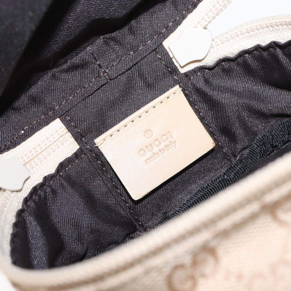 Gucci GG canvas pouch Canvas, BEIGE, CANVAS, Clutche & pouche