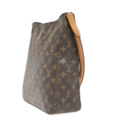 Louis Vuitton Looping Handbag Monogram Canvas, BROWN, CANVAS, Shoulder bag