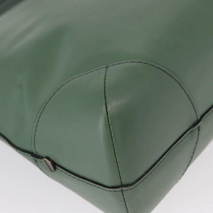 Chloe Vintage Flap shoulder bag Leather, GREEN, LEATHER, Shoulder bag