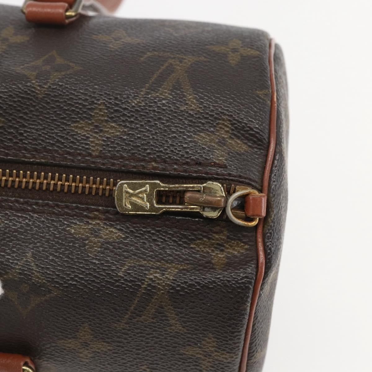 Louis Vuitton Papillon Handbag Monogram Canvas, BROWN, CANVAS, Handbag