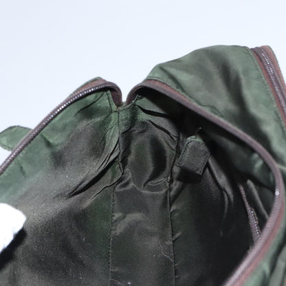 Prada Vintage Zip Handbag Tessuto, GREEN, NYLON, Handbag