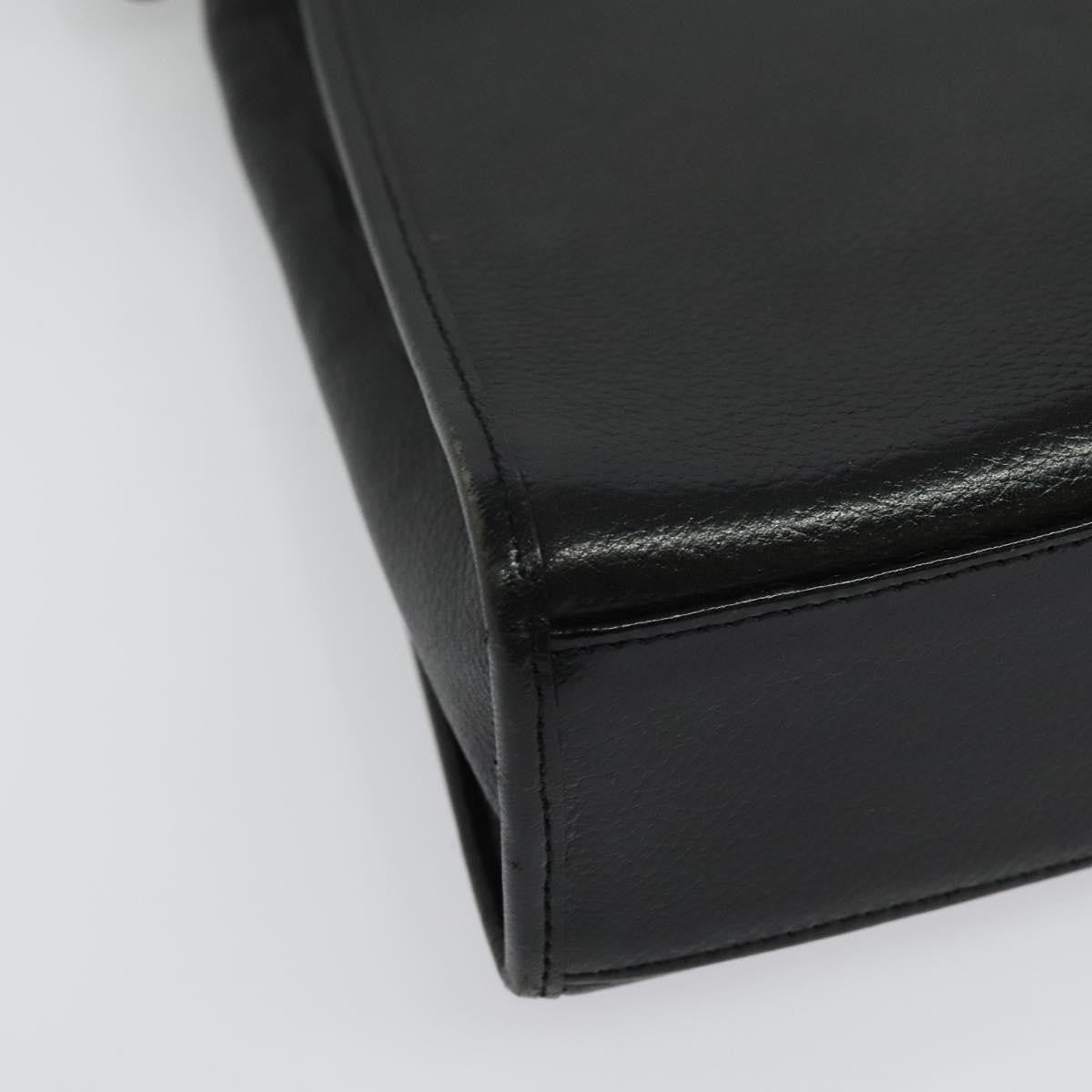 Saint Laurent Vintage Shoulder Bag Leather, BLACK, LEATHER, Shoulder bag