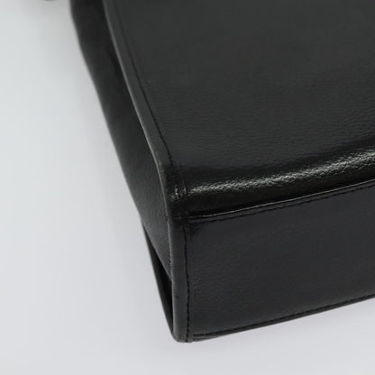 Saint Laurent Vintage Shoulder Bag Leather, BLACK, LEATHER, Shoulder bag