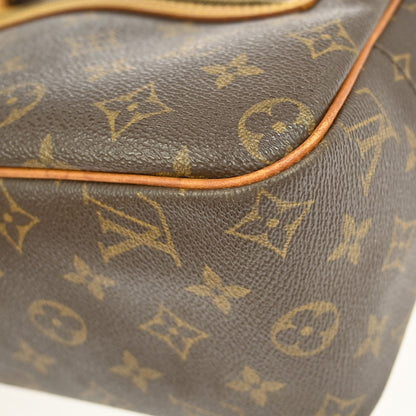 Louis Vuitton Cite Handbag Monogram Canvas, BROWN, CANVAS, Handbag