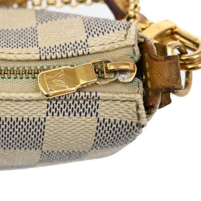 Louis Vuitton Eva Handbag Damier, WHITE, CANVAS, Shoulder bag