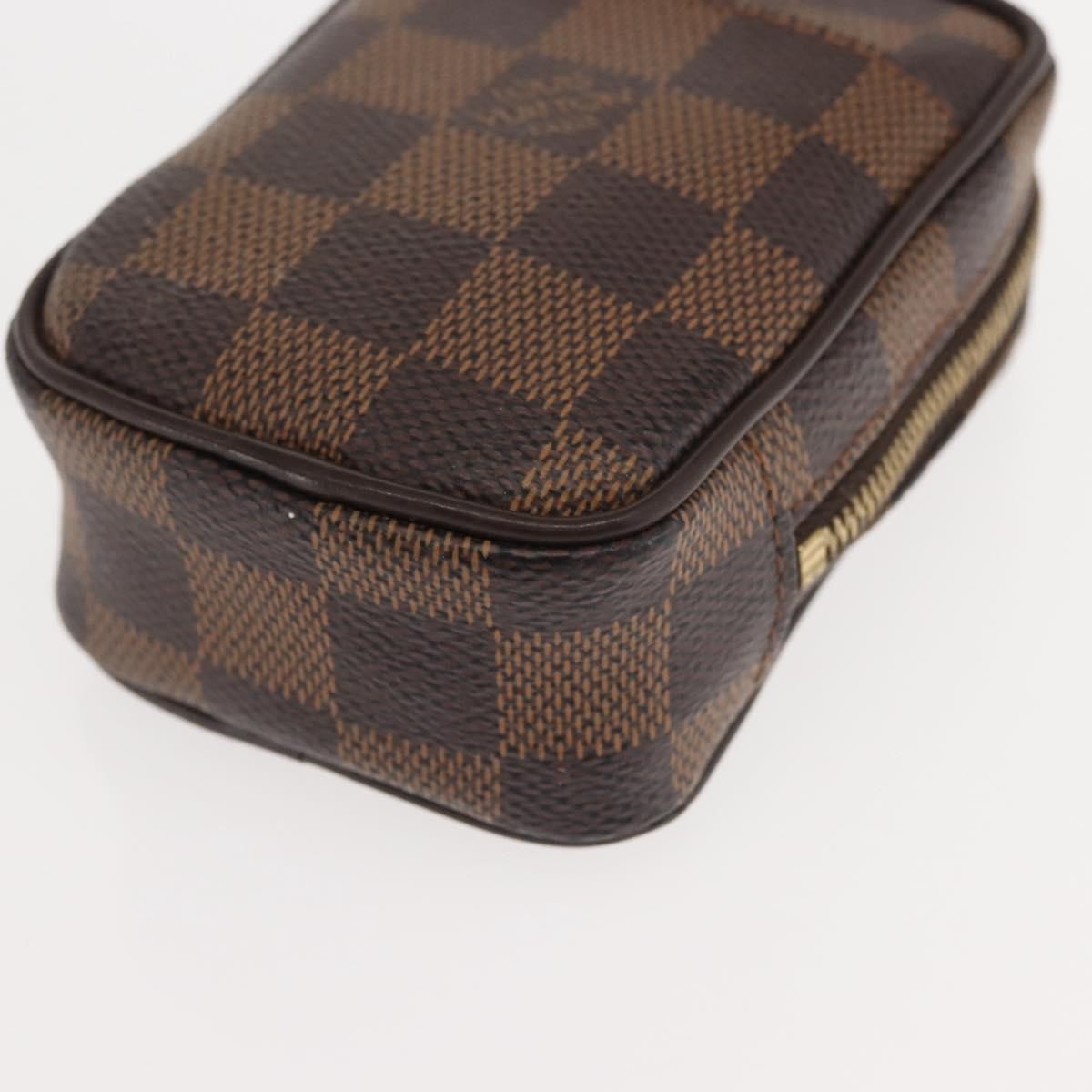 Louis Vuitton Etui Okapi Camera Case Damier, BROWN, CANVAS, Travel bag