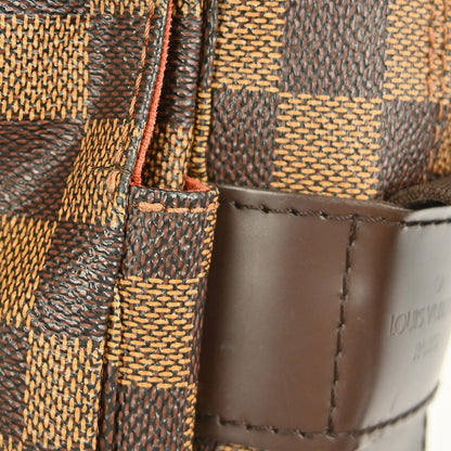 Louis Vuitton Naviglio Handbag Damier, BROWN, CANVAS, Shoulder bag