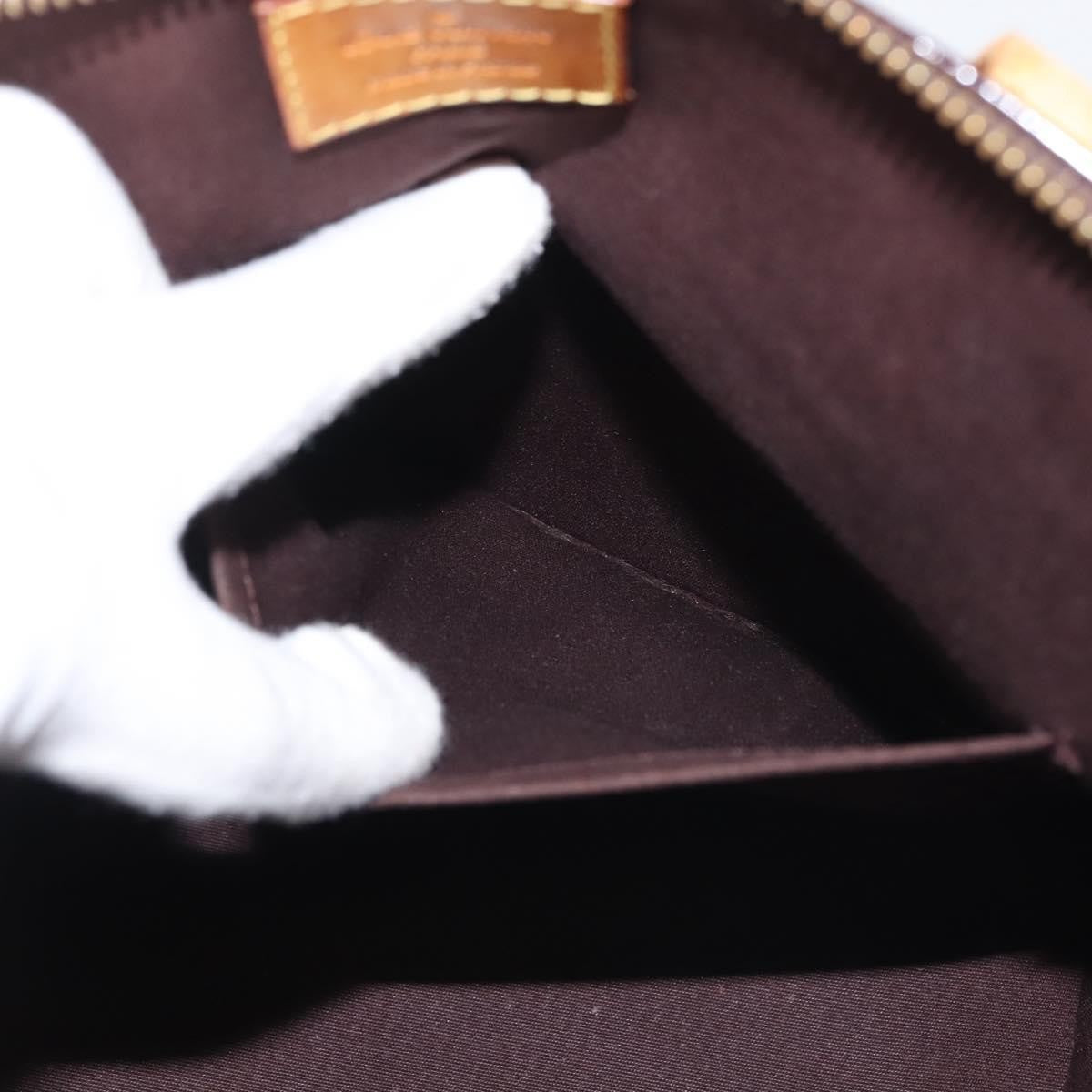 Louis Vuitton Bellevue Handbag Monogram Vernis, BURGUNDY, PATENT_LEATHER, Handbag