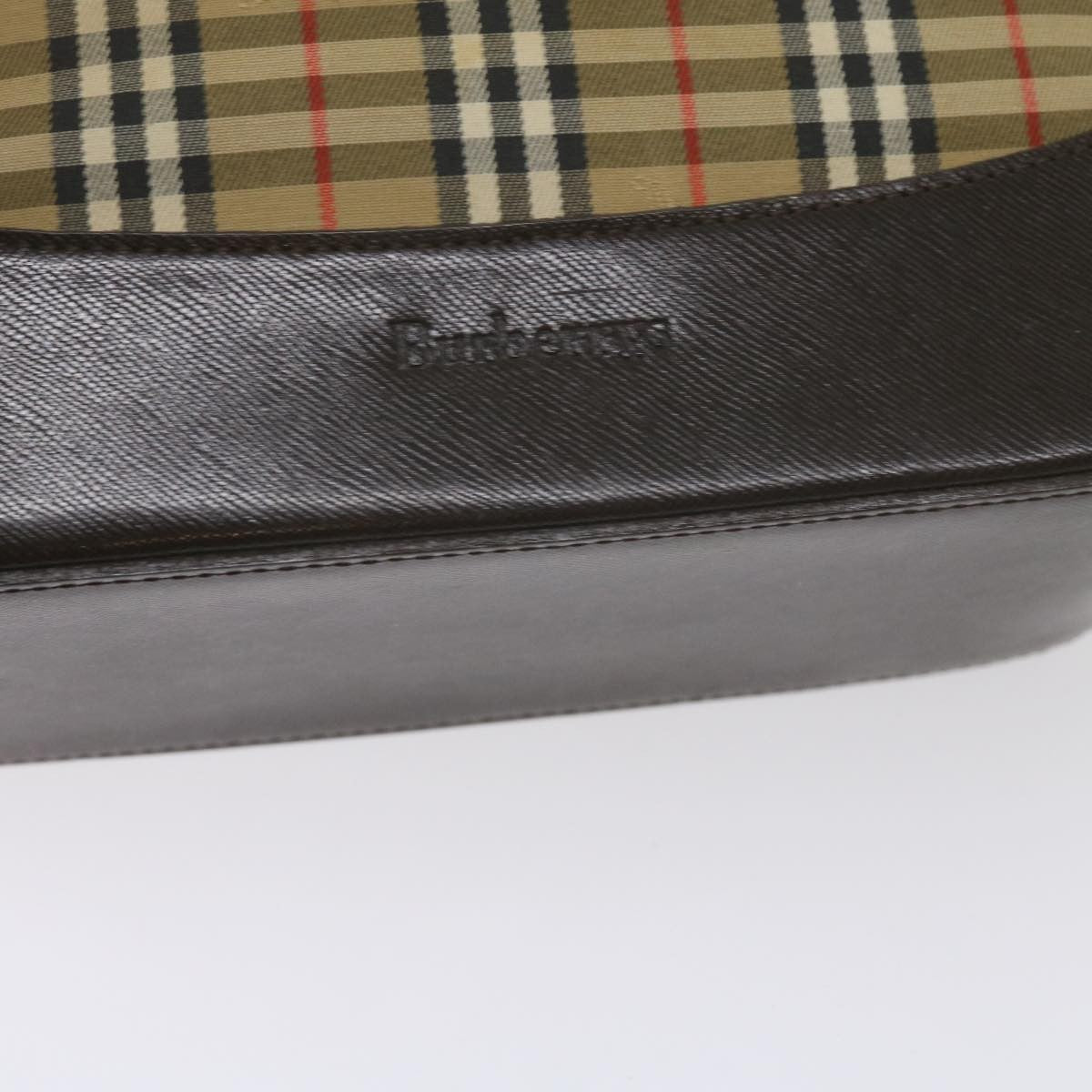 Burberry Nova Check Tote Leather, BEIGE, CANVAS, Tote bag