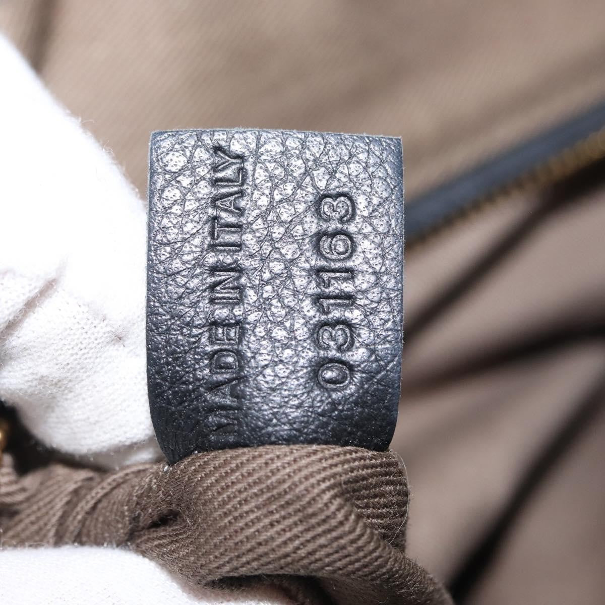 Chloe Marcie Satchel Leather, BLACK, LEATHER, Handbag