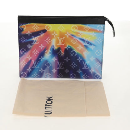 Louis Vuitton Pochette Voyage Limited Edition Monogram Sunset Canvas, MULTICOLOUR, CANVAS, Clutche & pouche